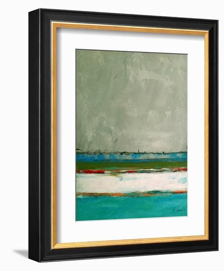 Rolling On The Blue-Ruth Palmer-Framed Premium Giclee Print