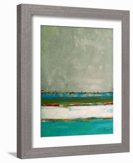 Rolling On The Blue-Ruth Palmer-Framed Art Print