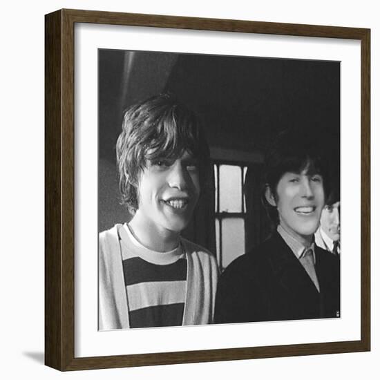 Rolling Stones Gather Moss V-British Pathe-Framed Giclee Print