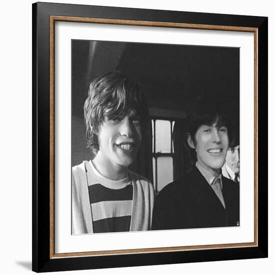 Rolling Stones Gather Moss V-British Pathe-Framed Giclee Print