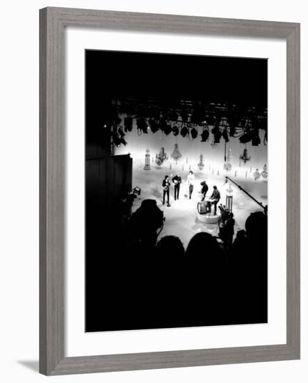 Rolling Stones Performing on Tv-null-Framed Premium Photographic Print