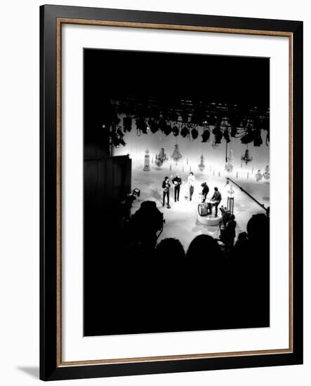 Rolling Stones Performing on Tv-null-Framed Premium Photographic Print