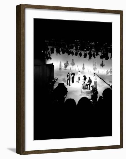 Rolling Stones Performing on Tv-null-Framed Premium Photographic Print