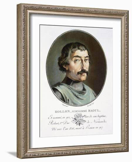 Rollo the Dane, Duke of Normandy-Antoine Louis Francois Sergent-marceau-Framed Giclee Print