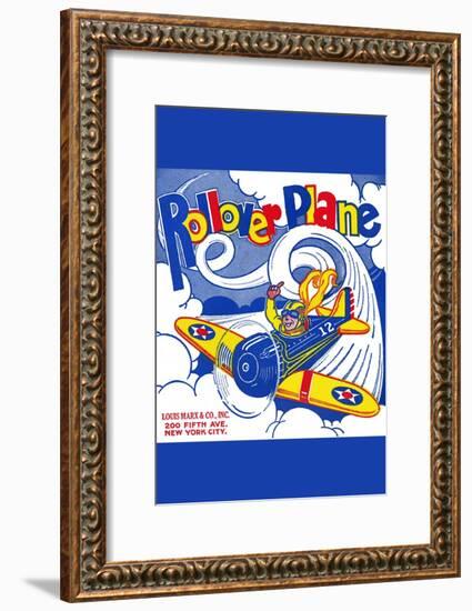 Rollover Plane-null-Framed Art Print