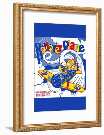 Rollover Plane-null-Framed Art Print