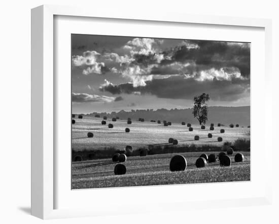 Rolls of Hay-Martin Henson-Framed Photographic Print