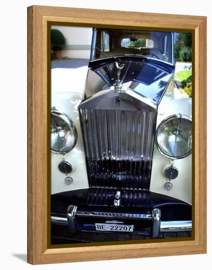 Rolls Royce at the Palace Hotel, Gstaad, Switzerland-Bill Bachmann-Framed Premier Image Canvas