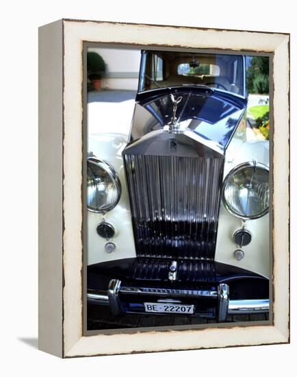 Rolls Royce at the Palace Hotel, Gstaad, Switzerland-Bill Bachmann-Framed Premier Image Canvas