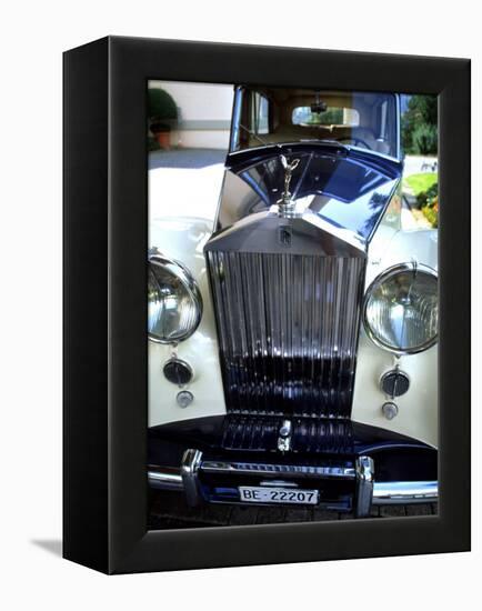 Rolls Royce at the Palace Hotel, Gstaad, Switzerland-Bill Bachmann-Framed Premier Image Canvas