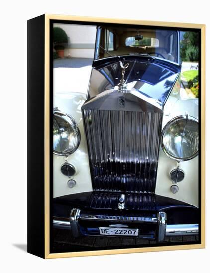 Rolls Royce at the Palace Hotel, Gstaad, Switzerland-Bill Bachmann-Framed Premier Image Canvas