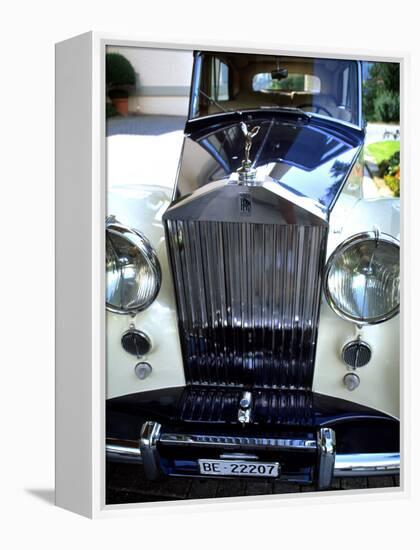 Rolls Royce at the Palace Hotel, Gstaad, Switzerland-Bill Bachmann-Framed Premier Image Canvas