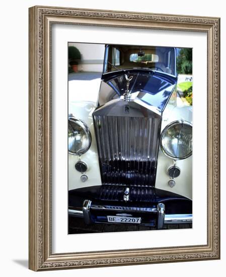 Rolls Royce at the Palace Hotel, Gstaad, Switzerland-Bill Bachmann-Framed Photographic Print