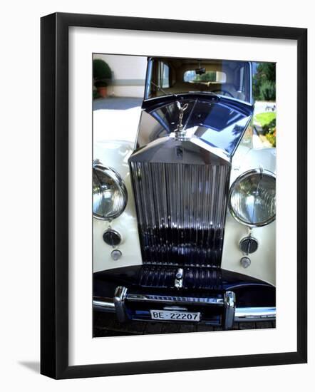 Rolls Royce at the Palace Hotel, Gstaad, Switzerland-Bill Bachmann-Framed Photographic Print