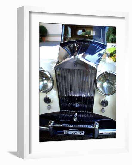 Rolls Royce at the Palace Hotel, Gstaad, Switzerland-Bill Bachmann-Framed Photographic Print