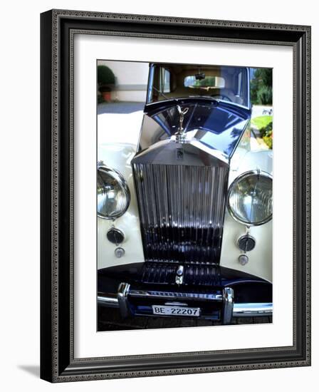 Rolls Royce at the Palace Hotel, Gstaad, Switzerland-Bill Bachmann-Framed Photographic Print