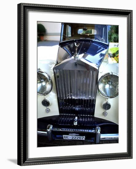 Rolls Royce at the Palace Hotel, Gstaad, Switzerland-Bill Bachmann-Framed Photographic Print