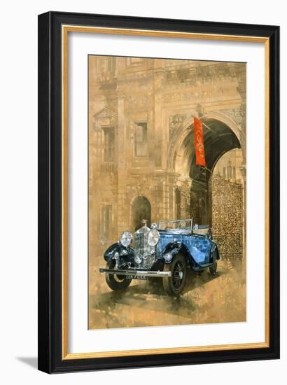 Rolls Royce at the Royal Academy-Peter Miller-Framed Giclee Print