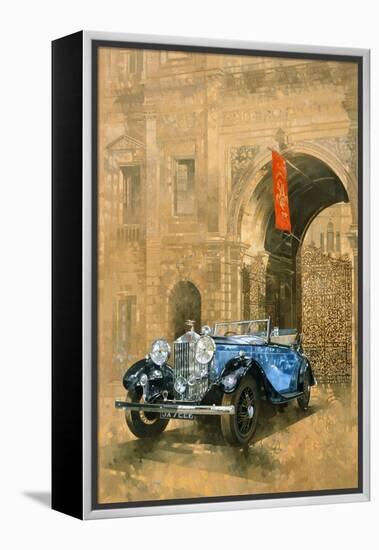 Rolls Royce at the Royal Academy-Peter Miller-Framed Premier Image Canvas