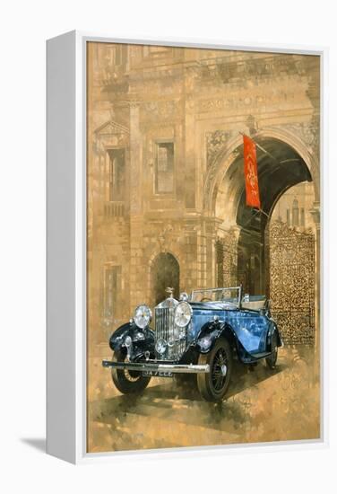 Rolls Royce at the Royal Academy-Peter Miller-Framed Premier Image Canvas