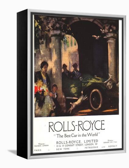 Rolls-Royce, Cars, UK, 1917-null-Framed Premier Image Canvas