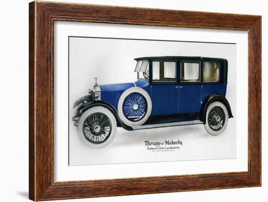 Rolls-Royce Enclosed Drive Landaulette with Partition Behind the Driver, C1910-1929-null-Framed Giclee Print