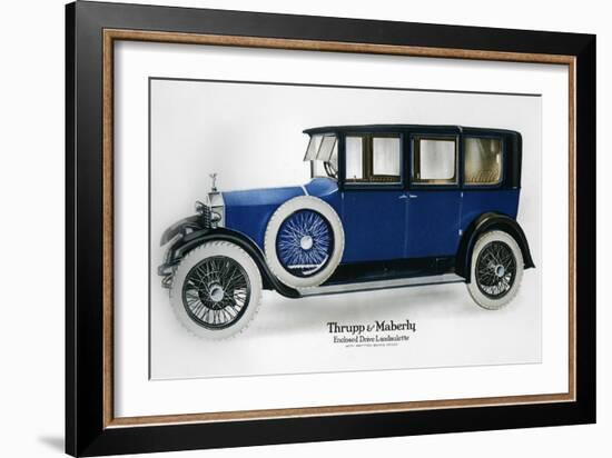 Rolls-Royce Enclosed Drive Landaulette with Partition Behind the Driver, C1910-1929-null-Framed Giclee Print