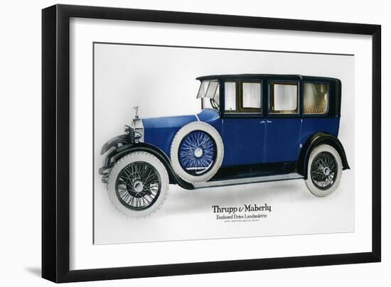 Rolls-Royce Enclosed Drive Landaulette with Partition Behind the Driver, C1910-1929-null-Framed Giclee Print