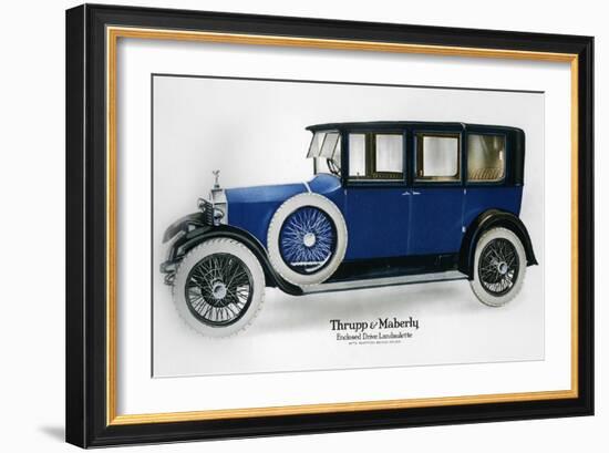 Rolls-Royce Enclosed Drive Landaulette with Partition Behind the Driver, C1910-1929-null-Framed Giclee Print