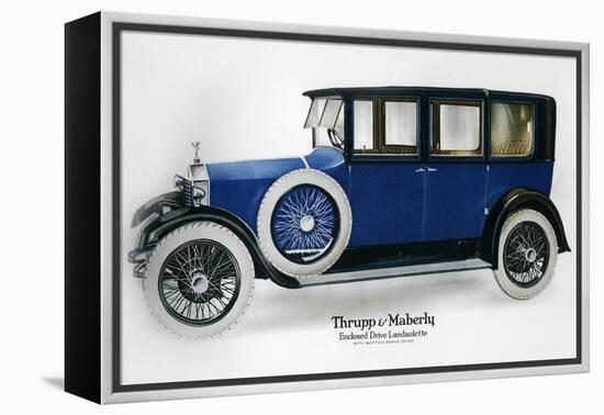 Rolls-Royce Enclosed Drive Landaulette with Partition Behind the Driver, C1910-1929-null-Framed Premier Image Canvas