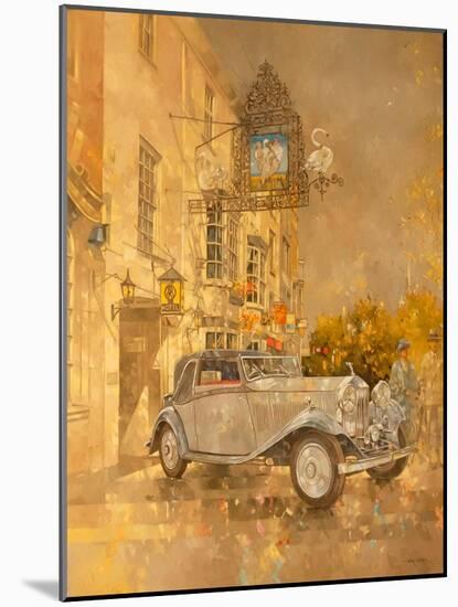 Rolls Royce outside the Swan Hotel, Market Harborough-Peter Miller-Mounted Giclee Print