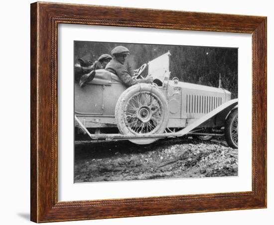 Rolls-Royce Silver Ghost in the Alpine Trial, 1913-null-Framed Photographic Print