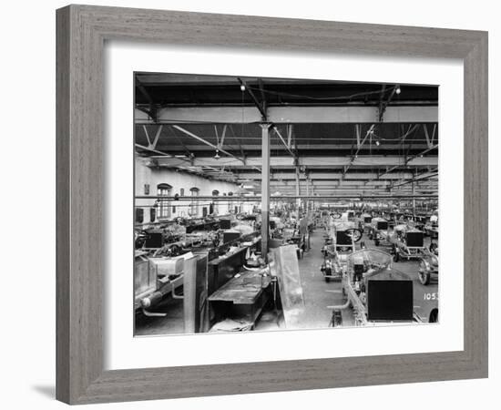 Rolls-Royce Silver Ghosts under Construction, Derby, C1912-null-Framed Photographic Print