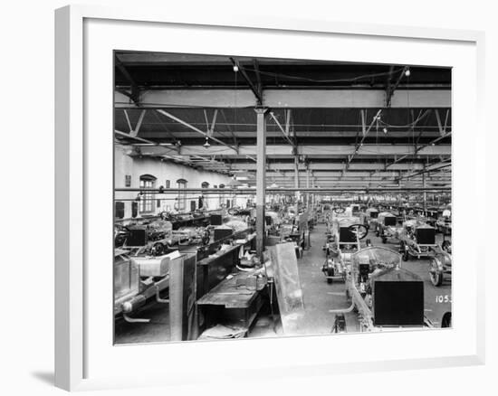 Rolls-Royce Silver Ghosts under Construction, Derby, C1912-null-Framed Photographic Print