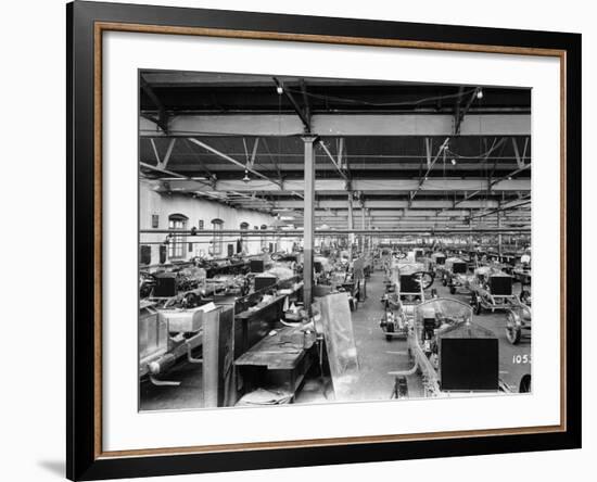 Rolls-Royce Silver Ghosts under Construction, Derby, C1912-null-Framed Photographic Print