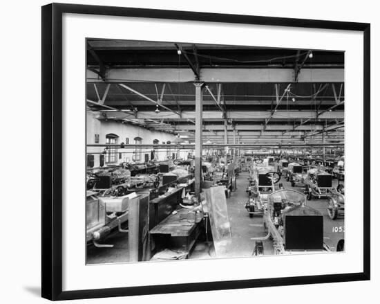 Rolls-Royce Silver Ghosts under Construction, Derby, C1912-null-Framed Photographic Print