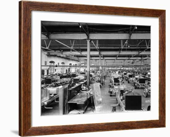 Rolls-Royce Silver Ghosts under Construction, Derby, C1912-null-Framed Photographic Print