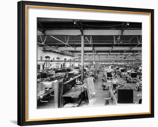 Rolls-Royce Silver Ghosts under Construction, Derby, C1912-null-Framed Photographic Print