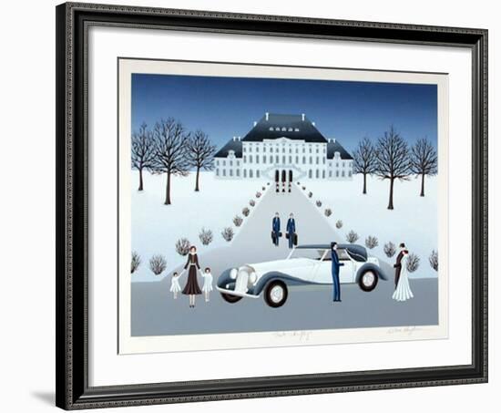 Rolls Royce Wedding-Wilma Longhammer-Framed Collectable Print