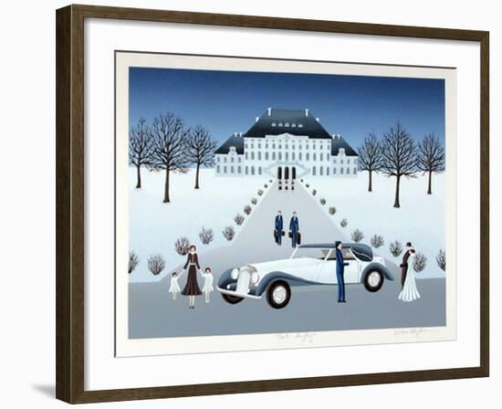 Rolls Royce Wedding-Wilma Longhammer-Framed Collectable Print