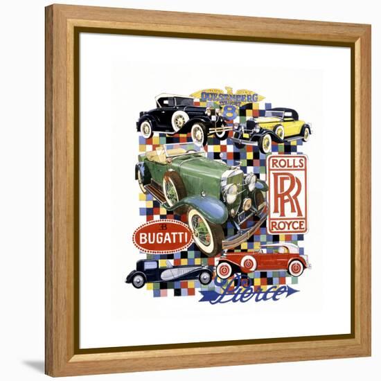 Rolls Royce-William Vanderdasson-Framed Premier Image Canvas