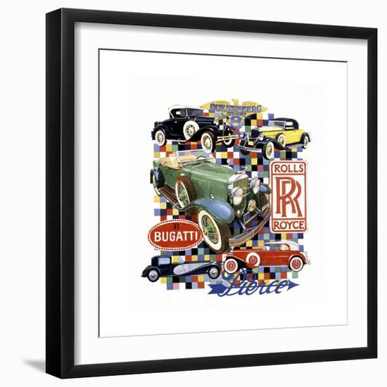 Rolls Royce-William Vanderdasson-Framed Giclee Print