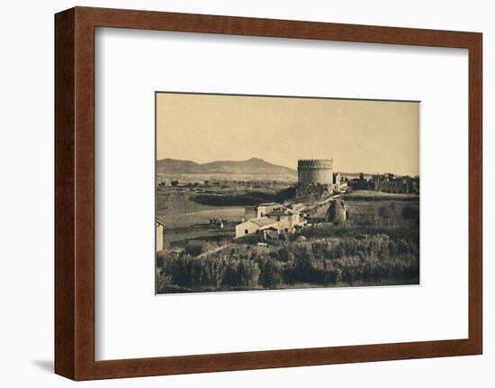 'Roma - Appian Way ', 1910-Unknown-Framed Photographic Print