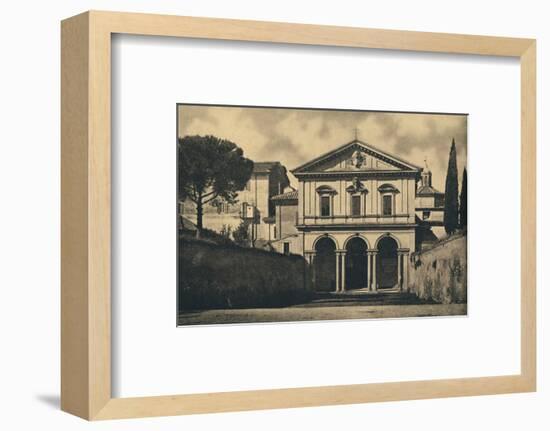 'Roma - Basilica of S. Sebastian on the Appian Way', 1910-Unknown-Framed Photographic Print