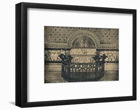 'Roma - Basilica of St Lawrence. - Tomb of Pius IX', 1910-Unknown-Framed Photographic Print