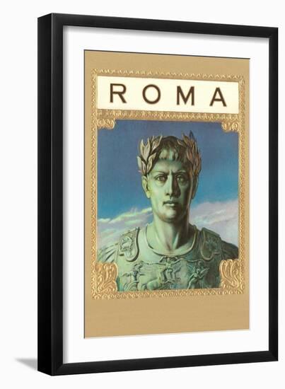 Roma, Caesar Statue-null-Framed Art Print