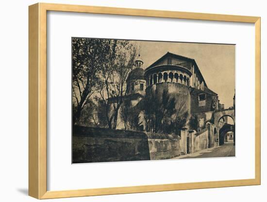 'Roma - Clivus Scauri and Apse of the Church of SS. Giovanni and Paolo on the Caelian Hill', 1910-Unknown-Framed Giclee Print