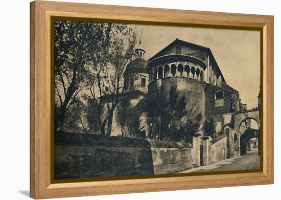 'Roma - Clivus Scauri and Apse of the Church of SS. Giovanni and Paolo on the Caelian Hill', 1910-Unknown-Framed Premier Image Canvas