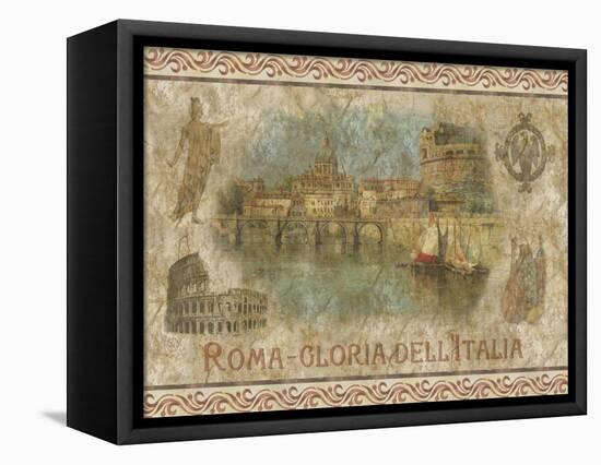 Roma, Gloria dell Italia-Thomas L. Cathey-Framed Stretched Canvas