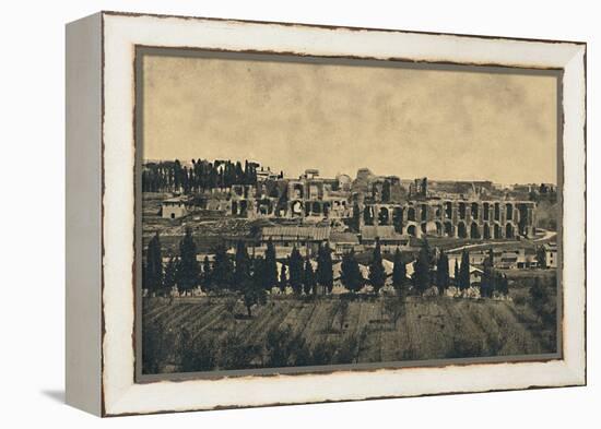 'Roma - Grand remains of the substructures of the palace of Septimius Severus', 1910-Unknown-Framed Premier Image Canvas